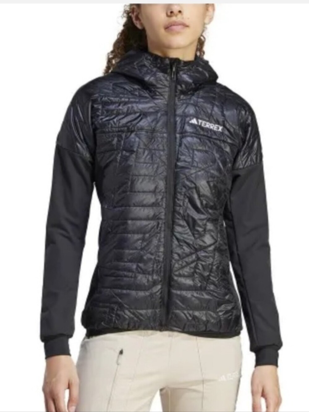 Adidas Womens XS Terrex Xperior Varilite Primaloft Hybrid Jacket BLACK NEW
